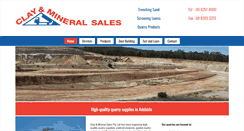 Desktop Screenshot of claymineral.com.au